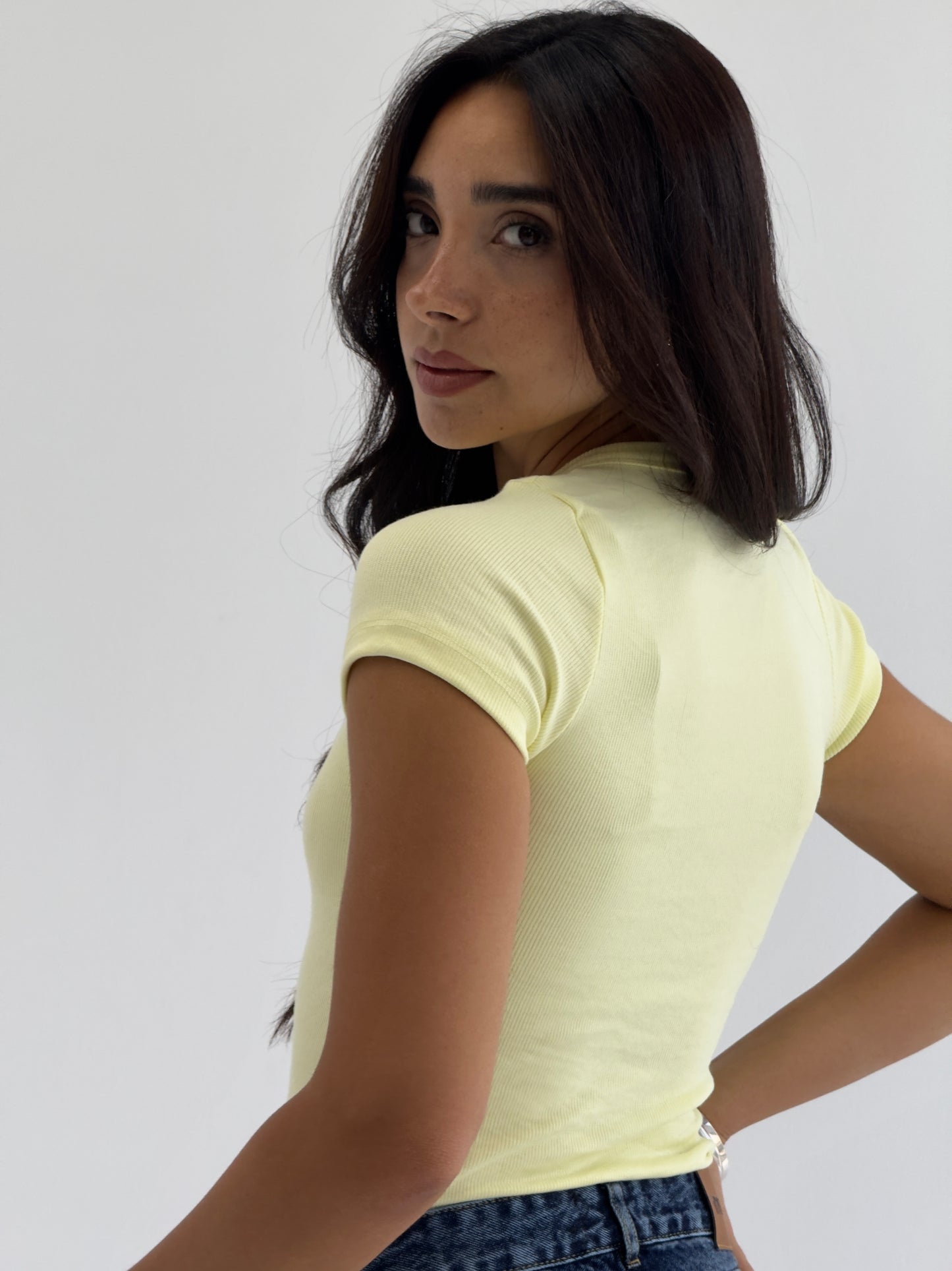 SHORT SLEEVE TEE - RIBBED