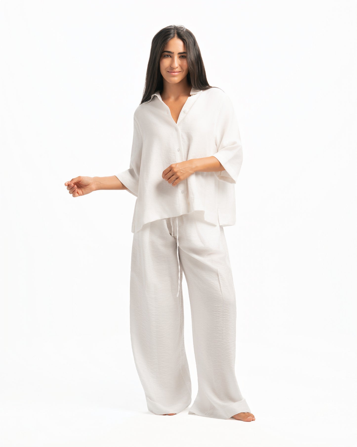 Cropped Linen shirt