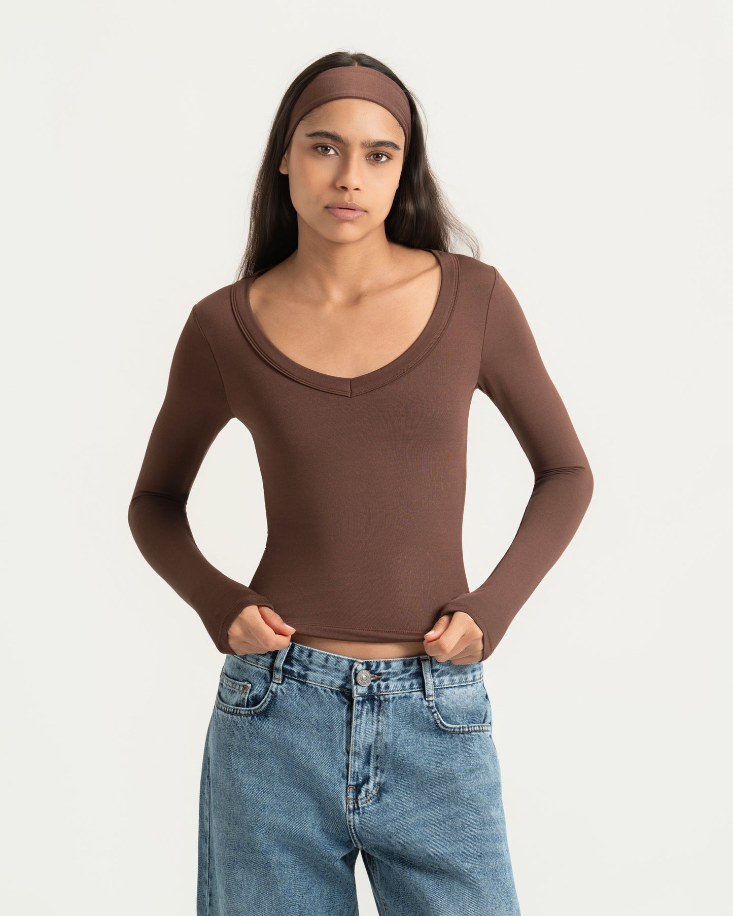 V-STITCH LONG SLEEVE