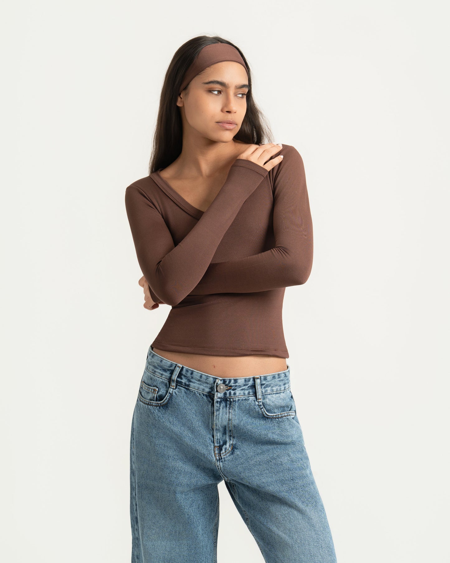 V-STITCH LONG SLEEVE