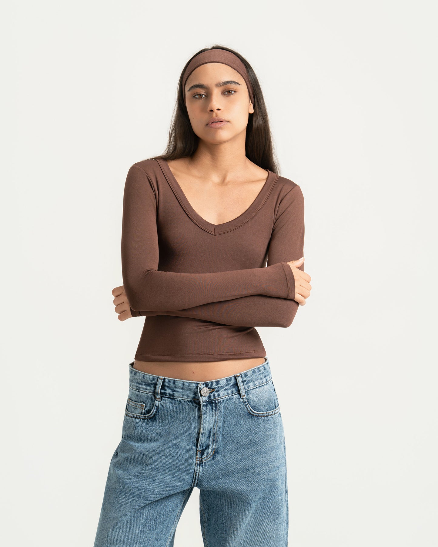 V-STITCH LONG SLEEVE