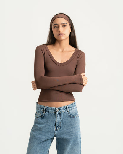 V-STITCH LONG SLEEVE