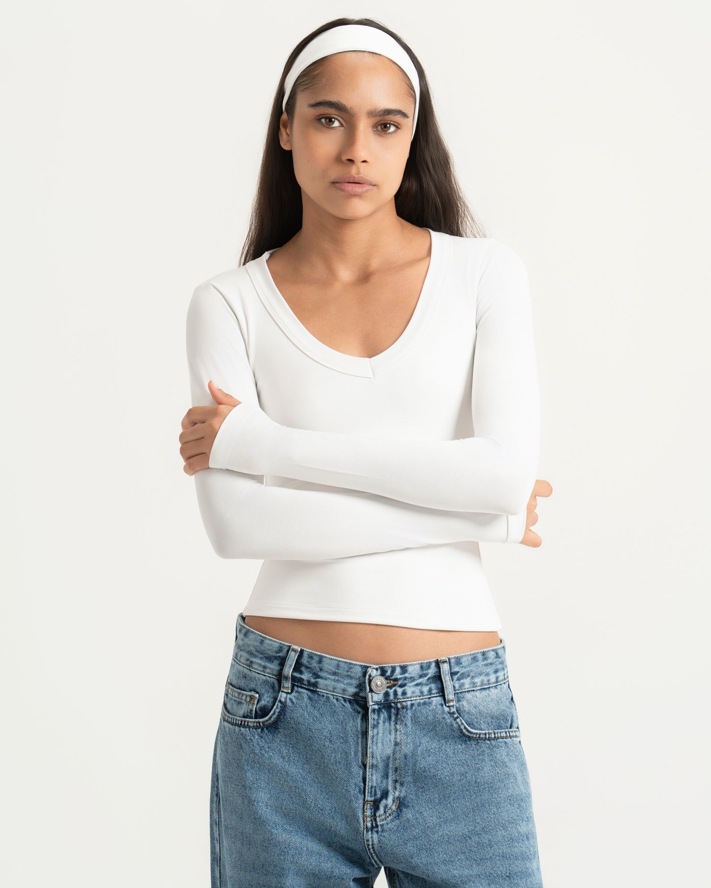 V-STITCH LONG SLEEVE