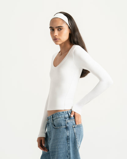 V-STITCH LONG SLEEVE