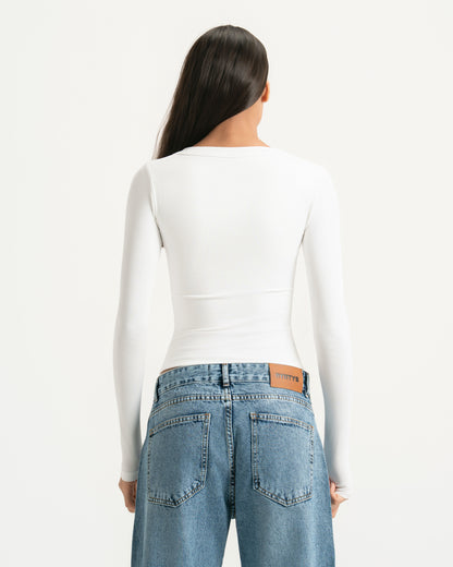 V-STITCH LONG SLEEVE