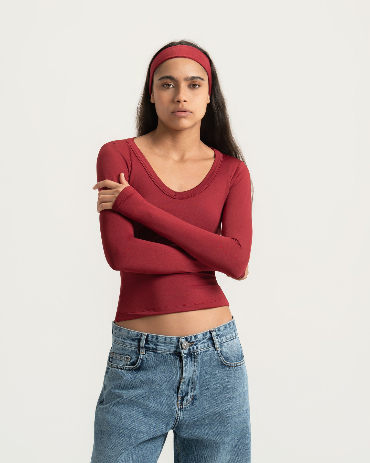 V-STITCH LONG SLEEVE