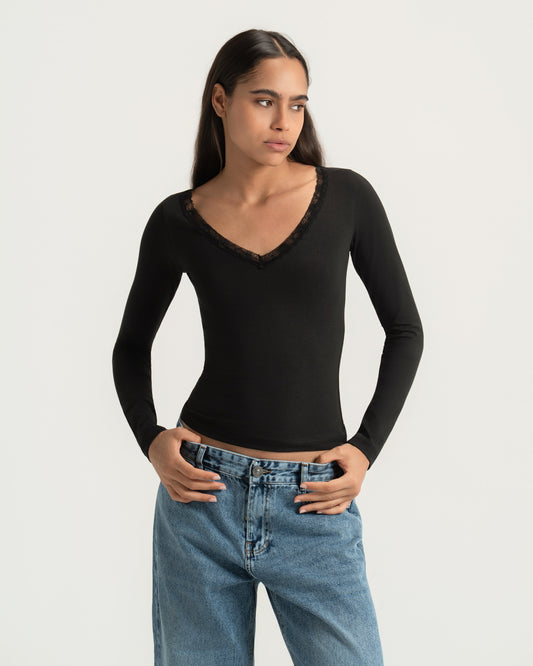V-LACE TOP