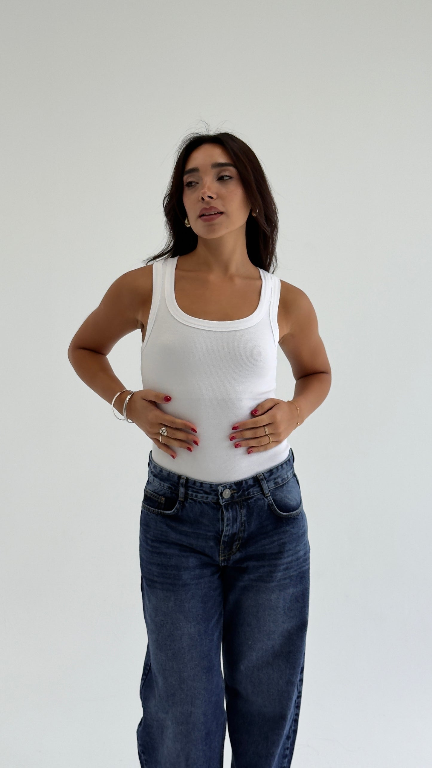 TANK TOP -  RIBBED
