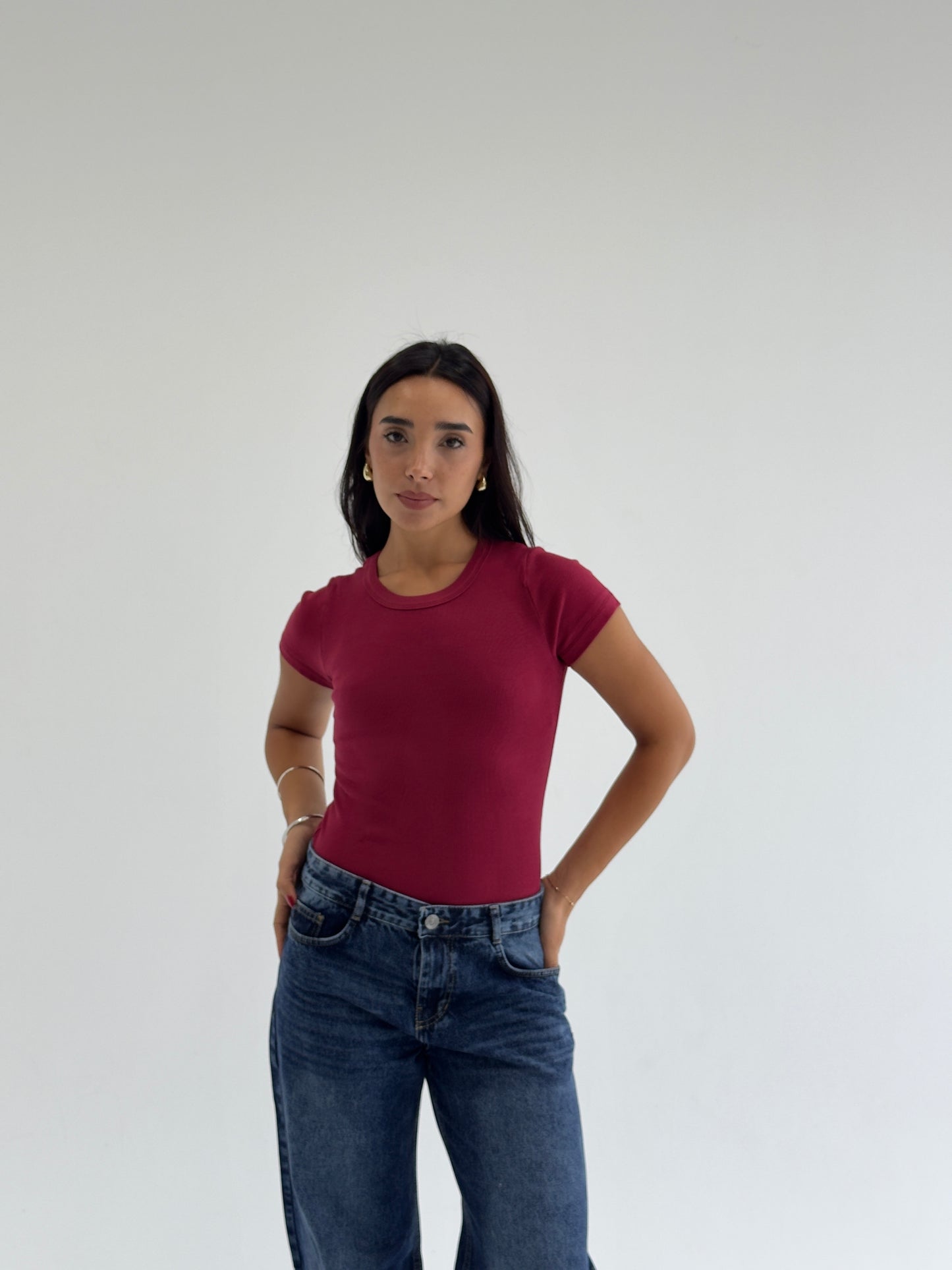 SHORT SLEEVE TEE - RIBBED