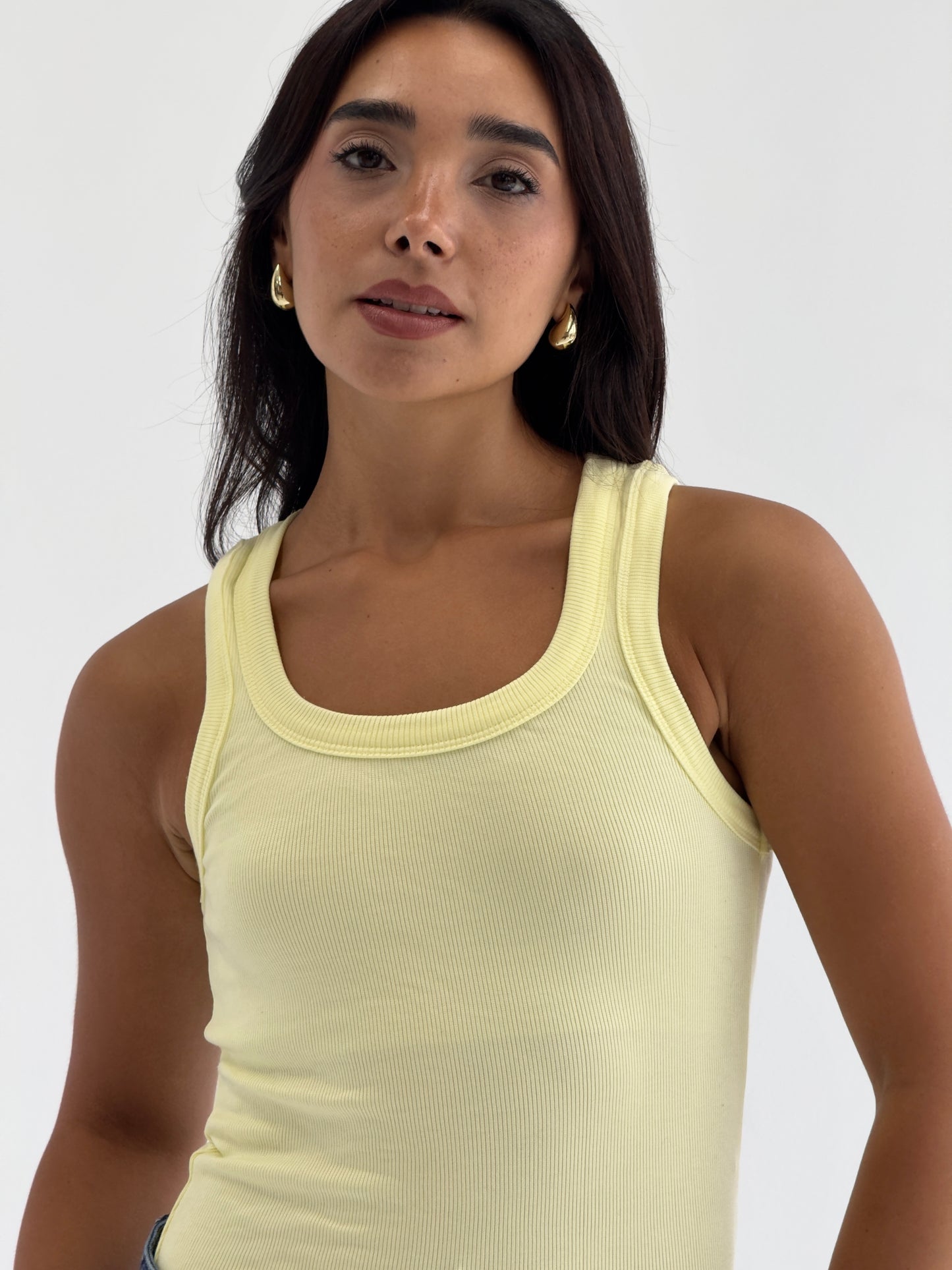 TANK TOP -  RIBBED
