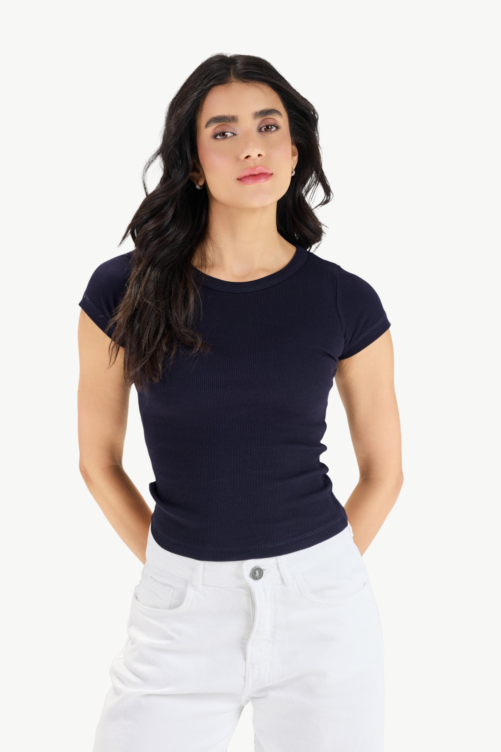 SHORT SLEEVE TEE - RIBBED