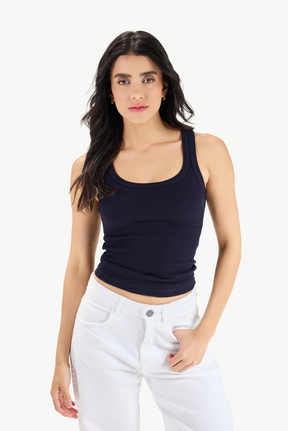 TANK TOP -  RIBBED
